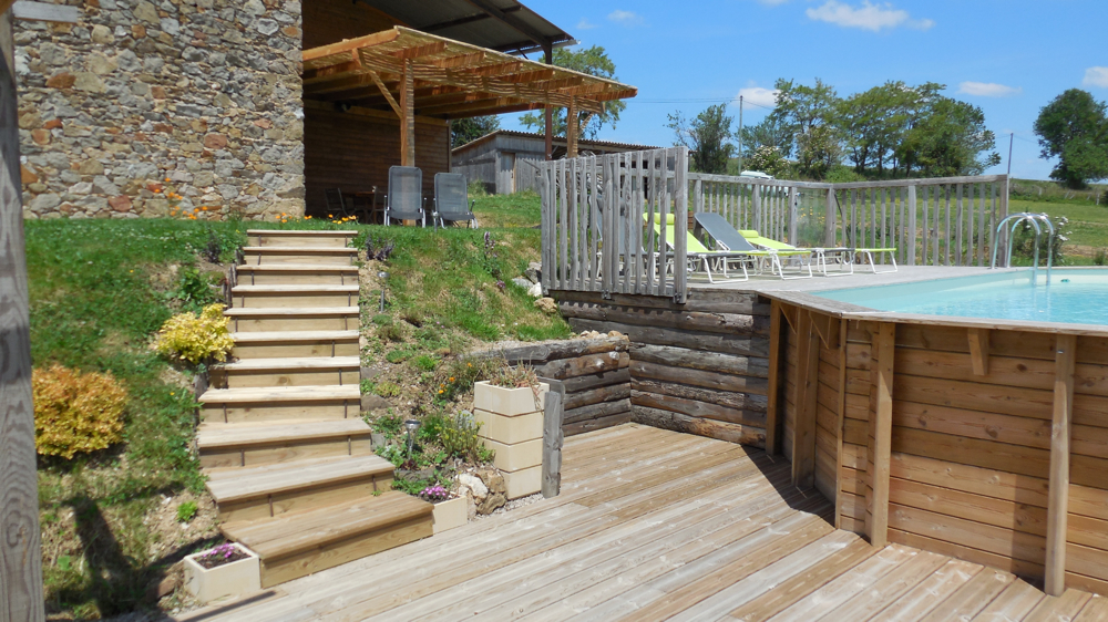 Piscine vue de dessus